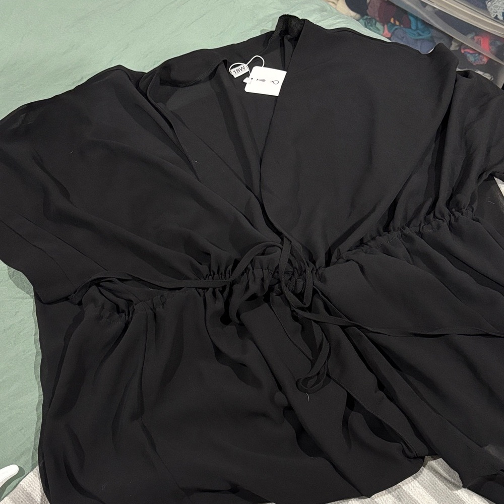 Black Sheer Wrap Cover